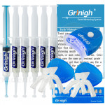 Grinigh® Teeth Whitening Kit 35% Carbamide Peroxide Teeth Whitening Gel with Free Remineralizing Syringe,Home Regular Strength Whitener System Kit